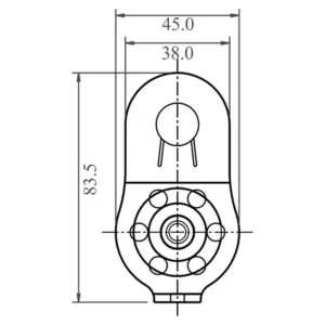 Pojedynczy bloczek aluminiowy