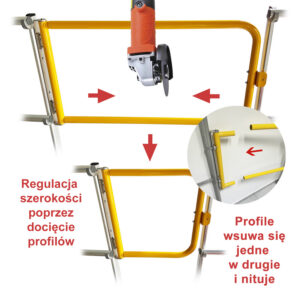 Regulacja długości furtki samozamykającej
