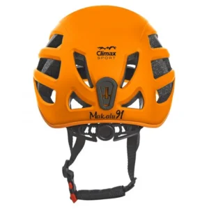 Lekki kask wspinaczkowy pomarańczowy