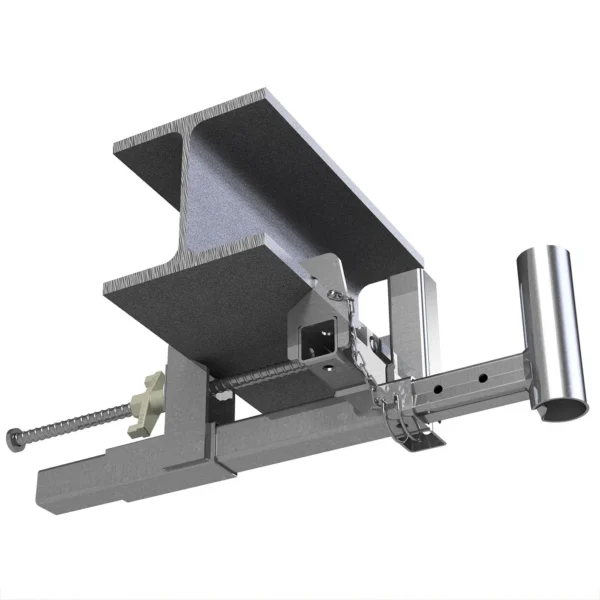 mocowanie-siatki-pionowej2 Mocowanie siatki barierkowej, zacisk teowy do siatek