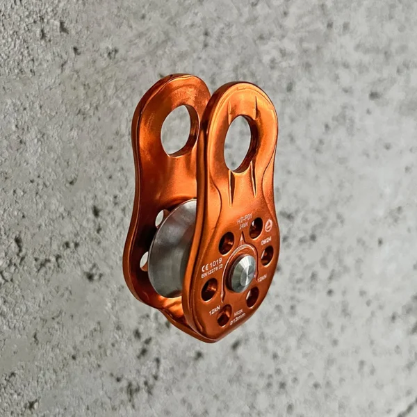 Pojedynczy bloczek linowy do max 12mm aluminiowy Pojedynczy bloczek linowy do max 12mm aluminiowy