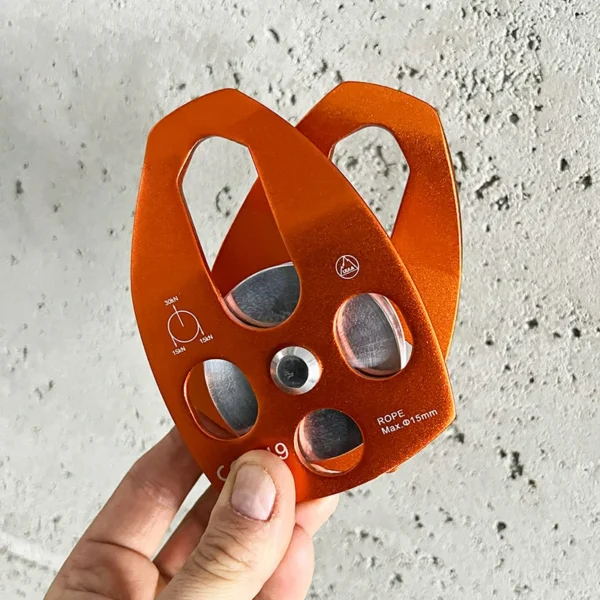 Pojedynczy bloczek linowy do max 14mm aluminiowy Pojedynczy bloczek linowy do max 14mm aluminiowy