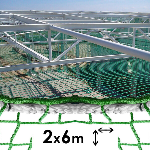 Siatka asekuracyjna pozioma typ S wymiaru 2x6m