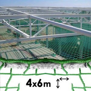 Siatka asekuracyjna pozioma typ S wymiaru 4x6m