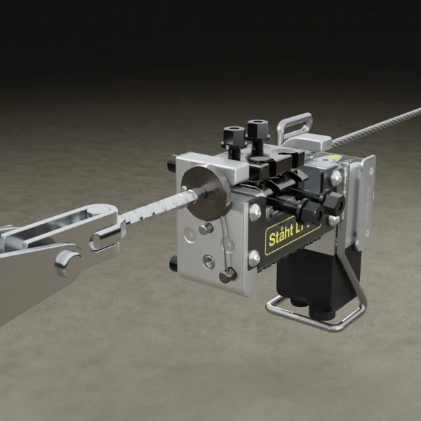 Tester zakończeń lin stalowych 8 mm z walizką Tester zakończeń lin stalowych 8 mm z walizką