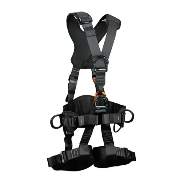 Szelki alpinistyczne do pracy na linach, w dostępie linowym ht327 przód