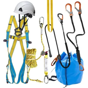 Uniwersalny zestaw asekuracyjny do pracy nawysokości